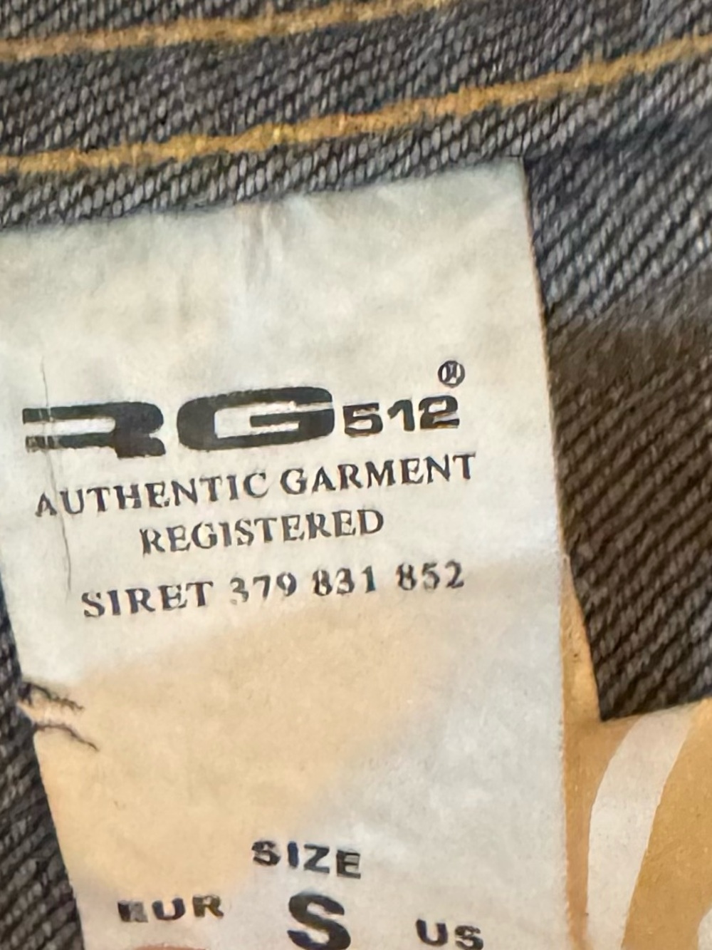 Vintage RG 512 Sleeveless Blue Jean Jacket - Picture 8 of 13
